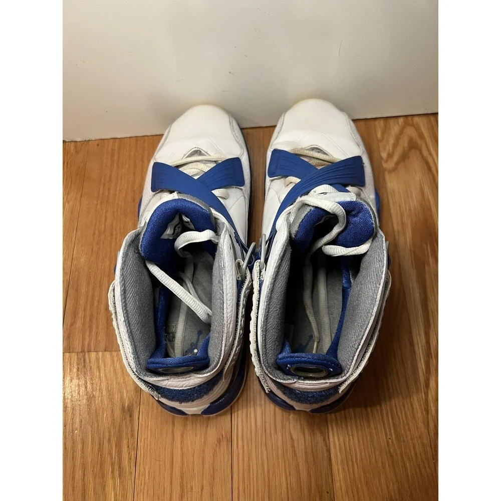 Jordan 8.0 Shoes Mens Size 10.5 White Blue Basketball Sneakers 467807-102